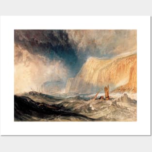 A Shipwreck off Hastings, 1825 Posters and Art